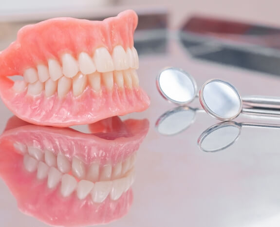 Full set of dentures