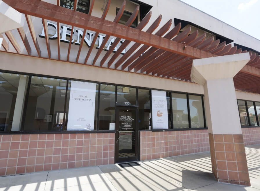 Outside view of Plano Texas dental office